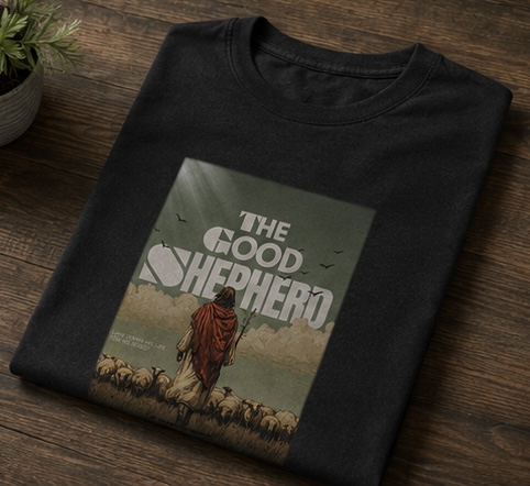 The Good Shepherd Christian T-Shirt – 100% Cotton