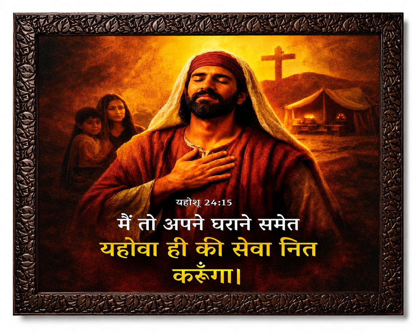 Hindi-Bible Verse Frame