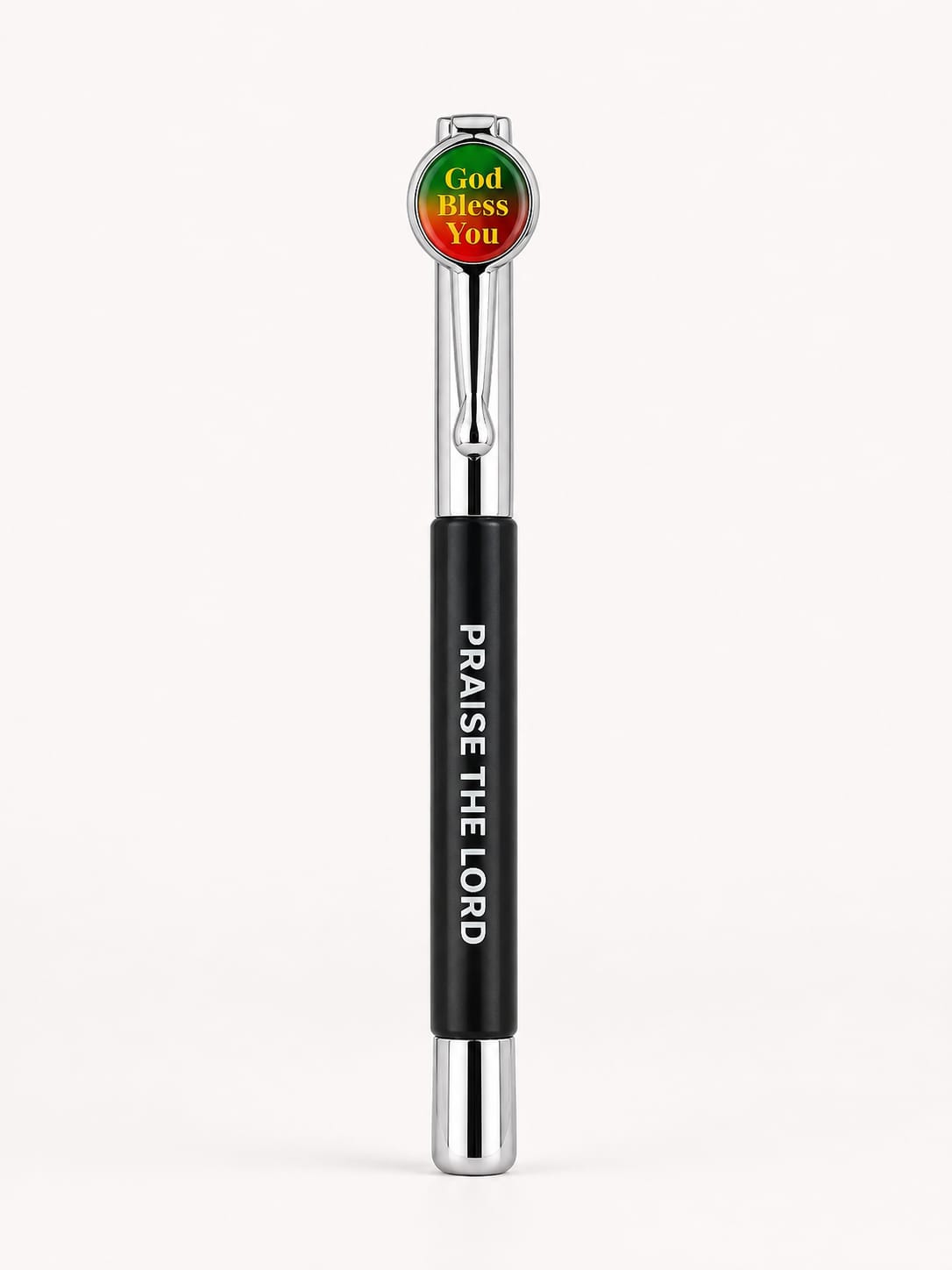 Praise the Lord Stainless Steel Pen – Silver Finish