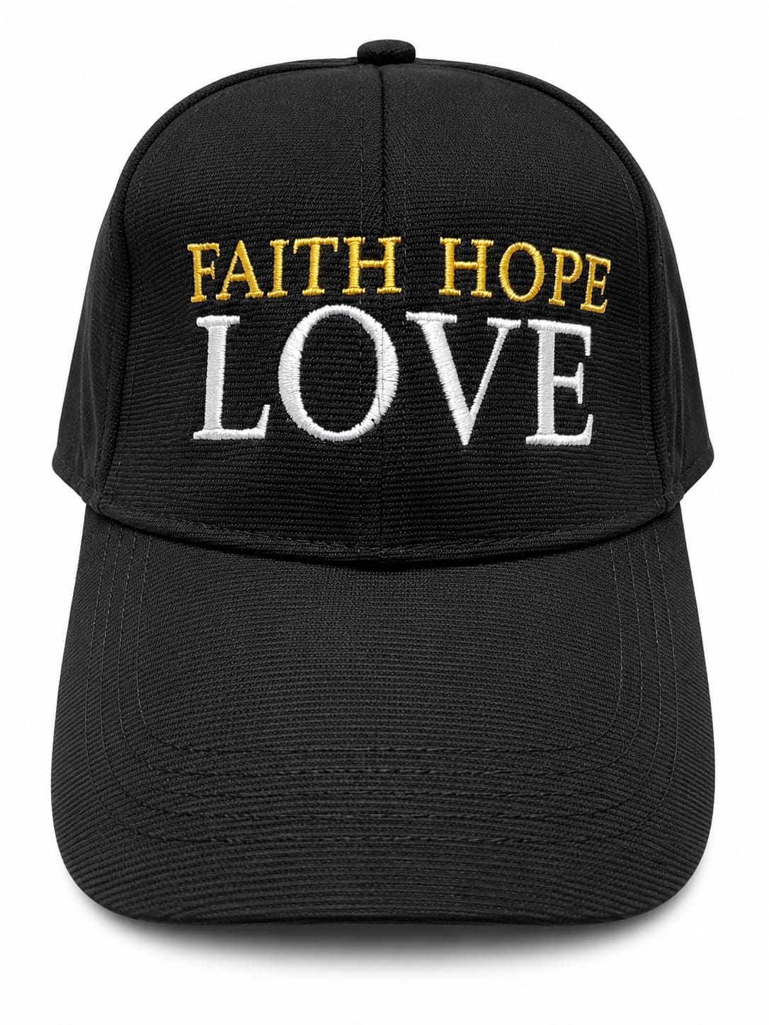 Embroidery cap Faith Hope Love 