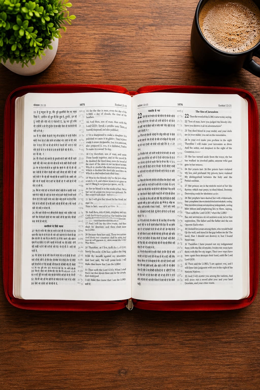 SATHYAM Hindi-English Study Bible