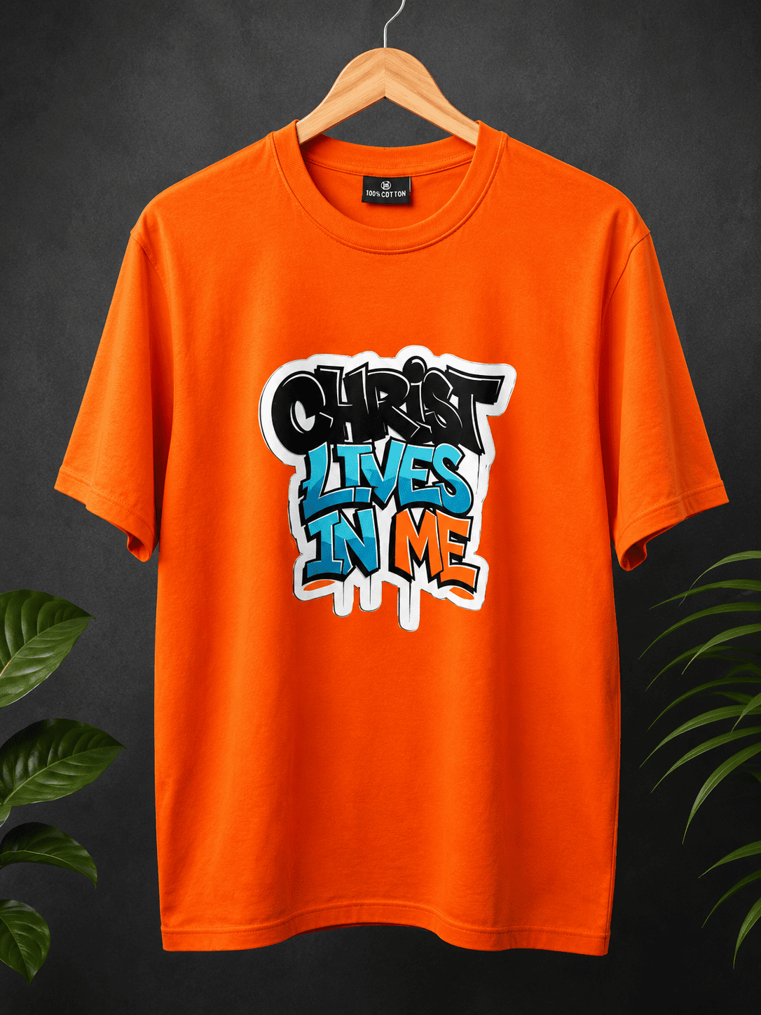 Christ Lives in Me | 100% Cotton Regular Fit T-Shirt